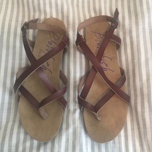 Blowfish Leather Sandals